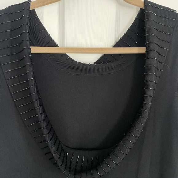 NWT beaded open back sweater - Picture 4 of 8